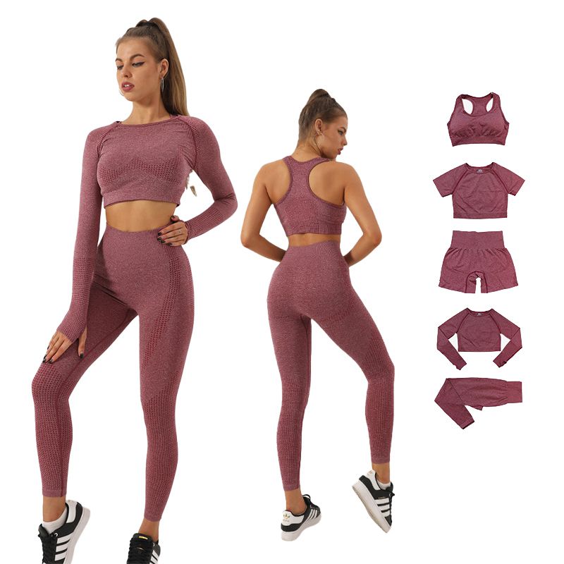 Best Seller 5 Pieces Yoga Set for Women Supplier